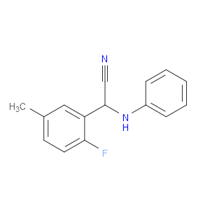 2-Fluoro-5-methyl-α-(phenylamino)benzeneacetonitrile
