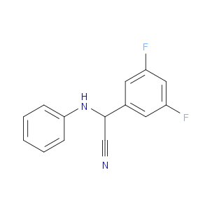 3,5-Difluoro-α-(phenylamino)benzeneacetonitrile