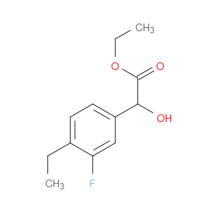 ethyl 2-(4-ethyl-3-fluorophenyl)-2-hydroxyacetate