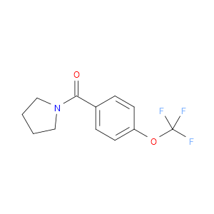 pyrrolidin-1-yl(4-(trifluoromethoxy)phenyl)methanone