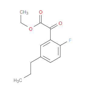 ethyl 2-(2-fluoro-5-propylphenyl)-2-oxoacetate