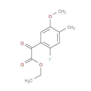 ethyl 2-(2-fluoro-5-methoxy-4-methylphenyl)-2-oxoacetate
