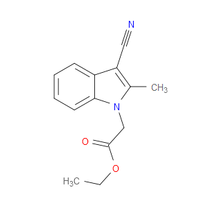 ethyl 2-(3-cyano-2-methyl-1H-indol-1-yl)acetate