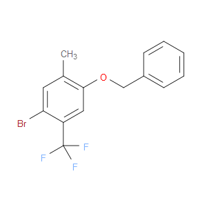 1-(benzyloxy)-4-bromo-2-methyl-5-(trifluoromethyl)benzene