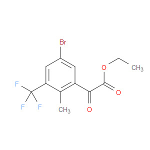 ethyl 2-(5-bromo-2-methyl-3-(trifluoromethyl)phenyl)-2-oxoacetate