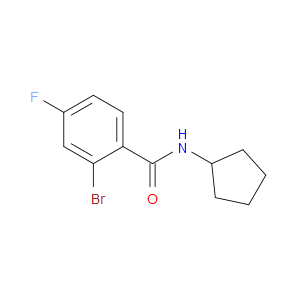 2-bromo-N-cyclopentyl-4-fluorobenzamide