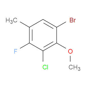 1-Bromo-3-chloro-4-fluoro-2-methoxy-5-methylbenzene
