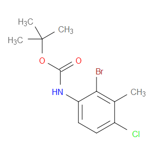 tert-butyl (2-bromo-4-chloro-3-methylphenyl)carbamate