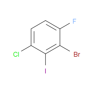 2-bromo-4-chloro-1-fluoro-3-iodobenzene