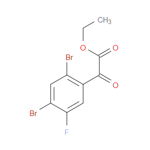 ethyl 2-(2,4-dibromo-5-fluorophenyl)-2-oxoacetate