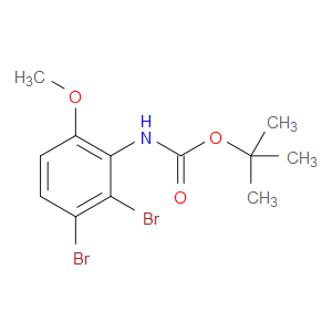 tert-butyl (2,3-dibromo-6-methoxyphenyl)carbamate