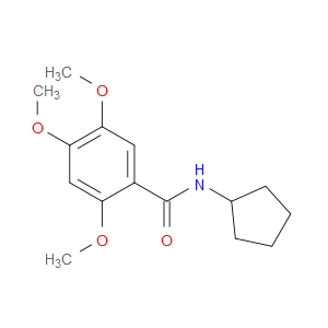 N-Cyclopentyl-2,4,5-trimethoxybenzamide