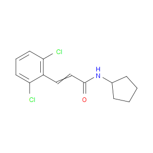 N-Cyclopentyl-3-(2,6-dichlorophenyl)-2-propenamide
