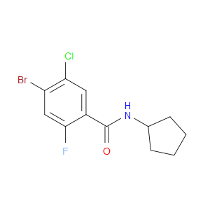 Benzamide, 4-bromo-5-chloro-N-cyclopentyl-2-fluoro-