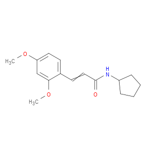 N-Cyclopentyl-3-(2,4-dimethoxyphenyl)-2-propenamide