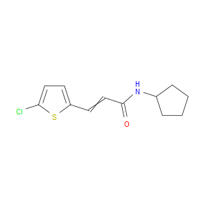 3-(5-Chloro-2-thienyl)-N-cyclopentyl-2-propenamide