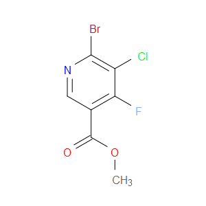methyl 6-bromo-5-chloro-4-fluoronicotinate