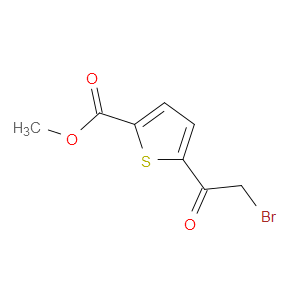 2-Thiophenecarboxylic acid, 5-(2-bromoacetyl)-, methyl ester