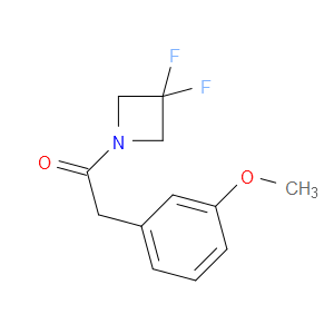 Ethanone, 1-(3,3-difluoro-1-azetidinyl)-2-(3-methoxyphenyl)-
