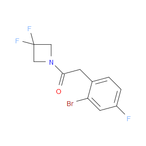 Ethanone, 2-(2-bromo-4-fluorophenyl)-1-(3,3-difluoro-1-azetidinyl)-