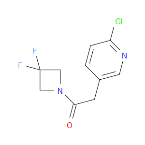 Ethanone, 2-(6-chloro-3-pyridinyl)-1-(3,3-difluoro-1-azetidinyl)-