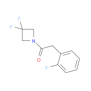 Ethanone, 1-(3,3-difluoro-1-azetidinyl)-2-(2-fluorophenyl)-