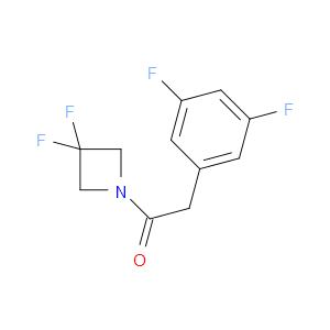 Ethanone, 1-(3,3-difluoro-1-azetidinyl)-2-(3,5-difluorophenyl)-
