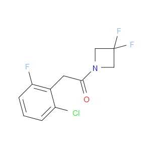 Ethanone, 2-(2-chloro-6-fluorophenyl)-1-(3,3-difluoro-1-azetidinyl)-