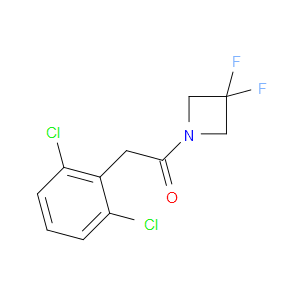 Ethanone, 2-(2,6-dichlorophenyl)-1-(3,3-difluoro-1-azetidinyl)-