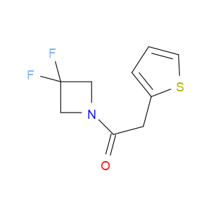 Ethanone, 1-(3,3-difluoro-1-azetidinyl)-2-(2-thienyl)-