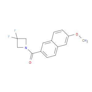 Methanone, (3,3-difluoro-1-azetidinyl)(6-methoxy-2-naphthalenyl)-