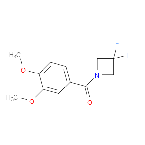 Methanone, (3,3-difluoro-1-azetidinyl)(3,4-dimethoxyphenyl)-