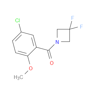 Methanone, (5-chloro-2-methoxyphenyl)(3,3-difluoro-1-azetidinyl)-