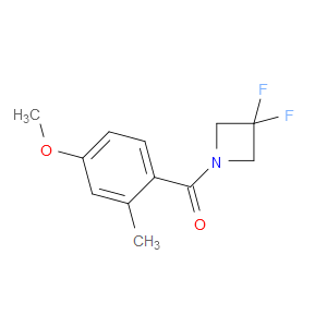 Methanone, (3,3-difluoro-1-azetidinyl)(4-methoxy-2-methylphenyl)-