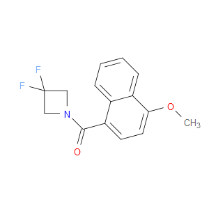 Methanone, (3,3-difluoro-1-azetidinyl)(4-methoxy-1-naphthalenyl)-