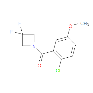 Methanone, (2-chloro-5-methoxyphenyl)(3,3-difluoro-1-azetidinyl)-