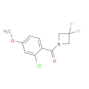 Methanone, (2-chloro-4-methoxyphenyl)(3,3-difluoro-1-azetidinyl)-