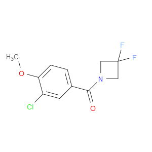 Methanone, (3-chloro-4-methoxyphenyl)(3,3-difluoro-1-azetidinyl)-