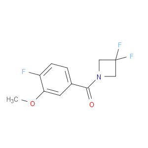 Methanone, (3,3-difluoro-1-azetidinyl)(4-fluoro-3-methoxyphenyl)-