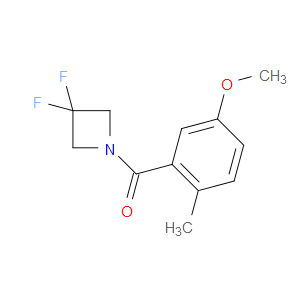 Methanone, (3,3-difluoro-1-azetidinyl)(5-methoxy-2-methylphenyl)-