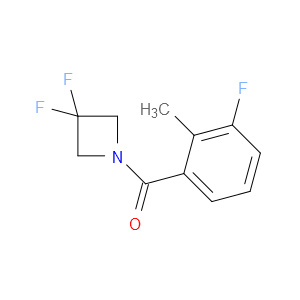 Methanone, (3,3-difluoro-1-azetidinyl)(3-fluoro-2-methylphenyl)-