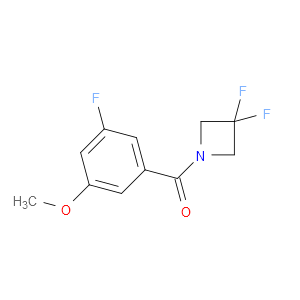 Methanone, (3,3-difluoro-1-azetidinyl)(3-fluoro-5-methoxyphenyl)-