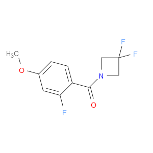 Methanone, (3,3-difluoro-1-azetidinyl)(2-fluoro-4-methoxyphenyl)-