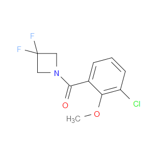Methanone, (3-chloro-2-methoxyphenyl)(3,3-difluoro-1-azetidinyl)-