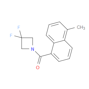 Methanone, (3,3-difluoro-1-azetidinyl)(5-methyl-1-naphthalenyl)-