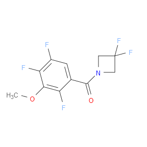 Methanone, (3,3-difluoro-1-azetidinyl)(2,4,5-trifluoro-3-methoxyphenyl)-