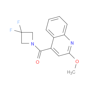 Methanone, (3,3-difluoro-1-azetidinyl)(2-methoxy-4-quinolinyl)-