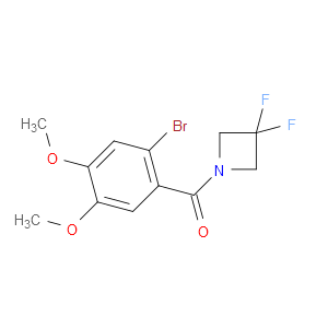 Methanone, (2-bromo-4,5-dimethoxyphenyl)(3,3-difluoro-1-azetidinyl)-