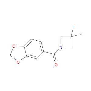 Methanone, 1,3-benzodioxol-5-yl(3,3-difluoro-1-azetidinyl)-