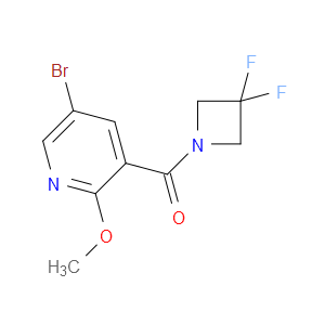 Methanone, (5-bromo-2-methoxy-3-pyridinyl)(3,3-difluoro-1-azetidinyl)-
